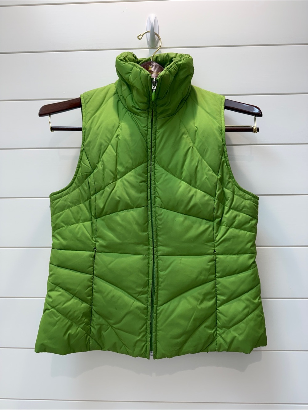 Kenneth Cole Reaction Lime Green Quilted Puffer Vest - Women's